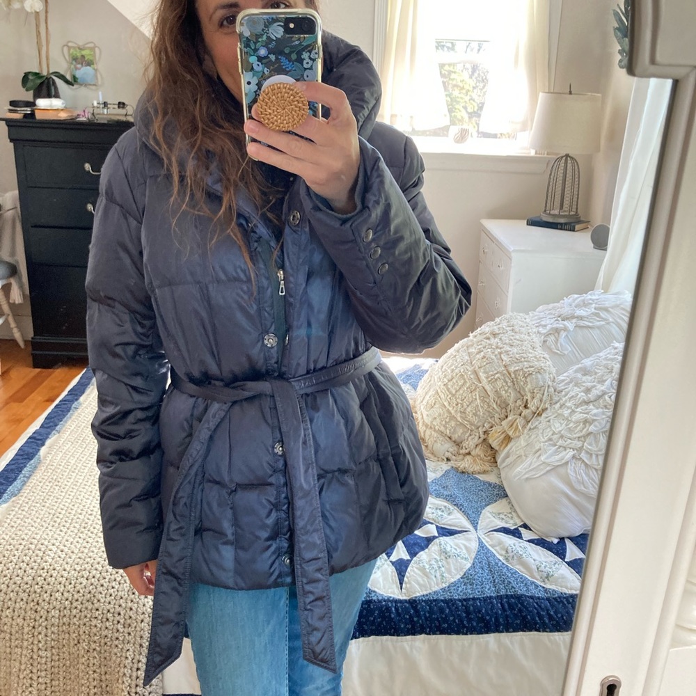Land’s End Belted Puffer Coat